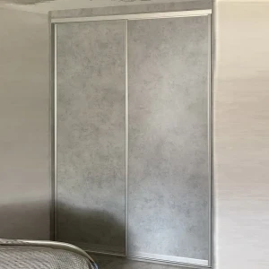 Вбудовна шафа колір дсп бетон